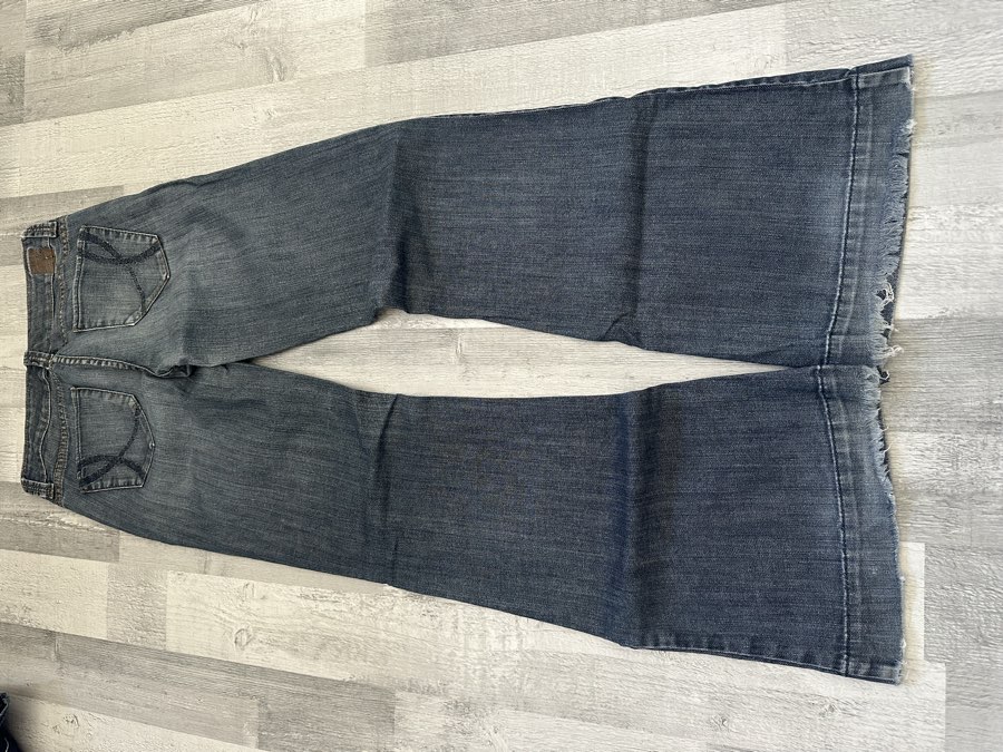 Y2K Denim · Dunkelblau / Grau