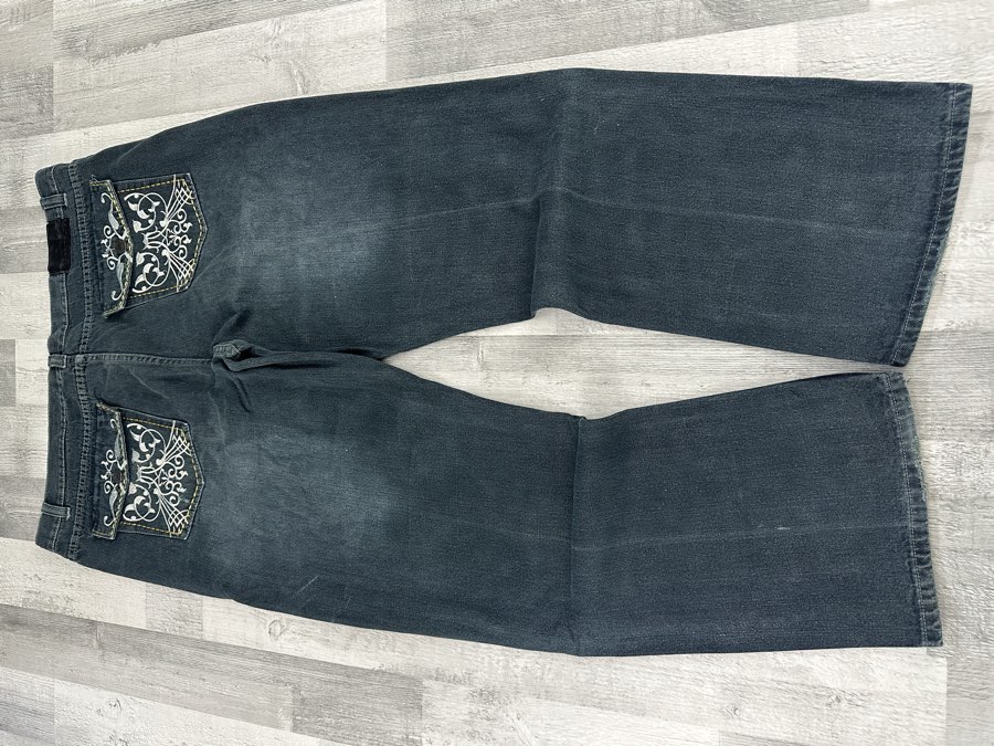 Y2K Denim · Dunkelblau / Grau