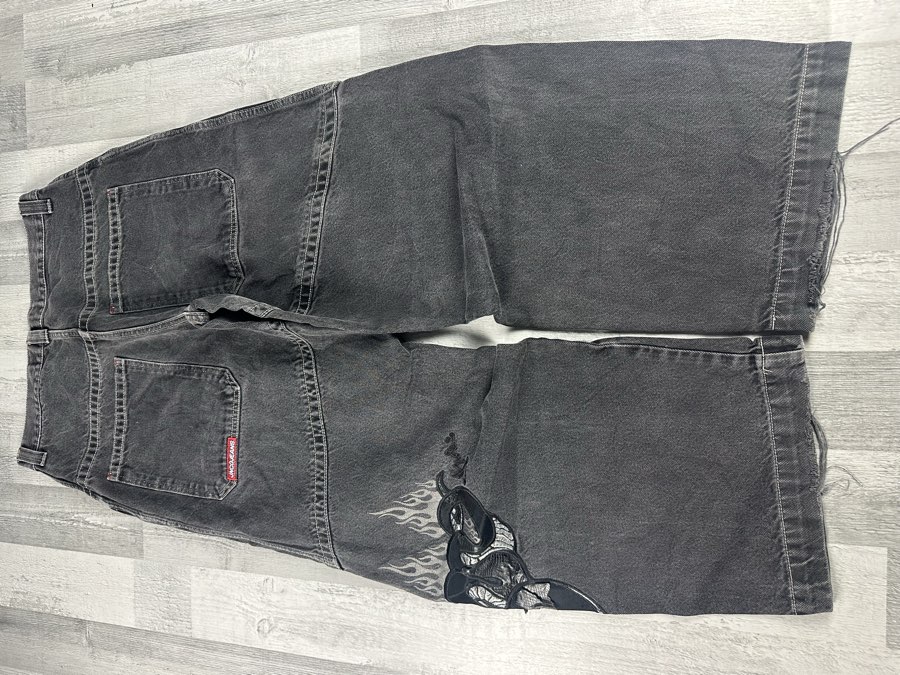 Y2K Denim · Grau / Schwarz